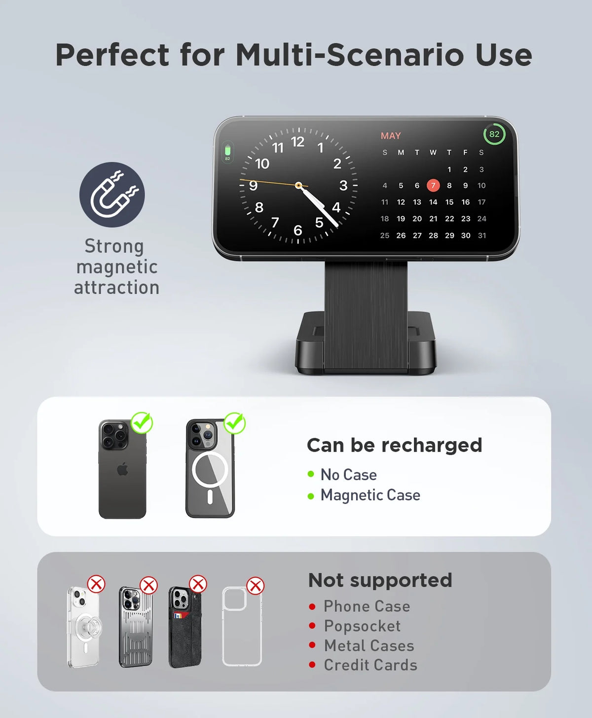 The Omnipoint 3-in-1 Folding MagSafe Charging Hub